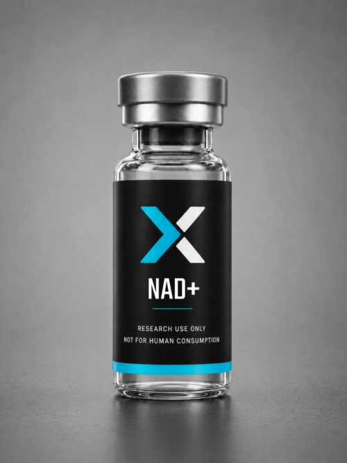 NAD+ research peptide vial